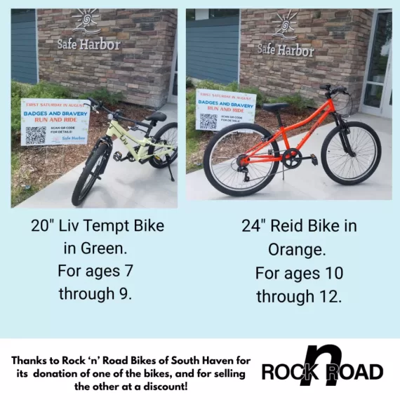 for facebook, two bikes